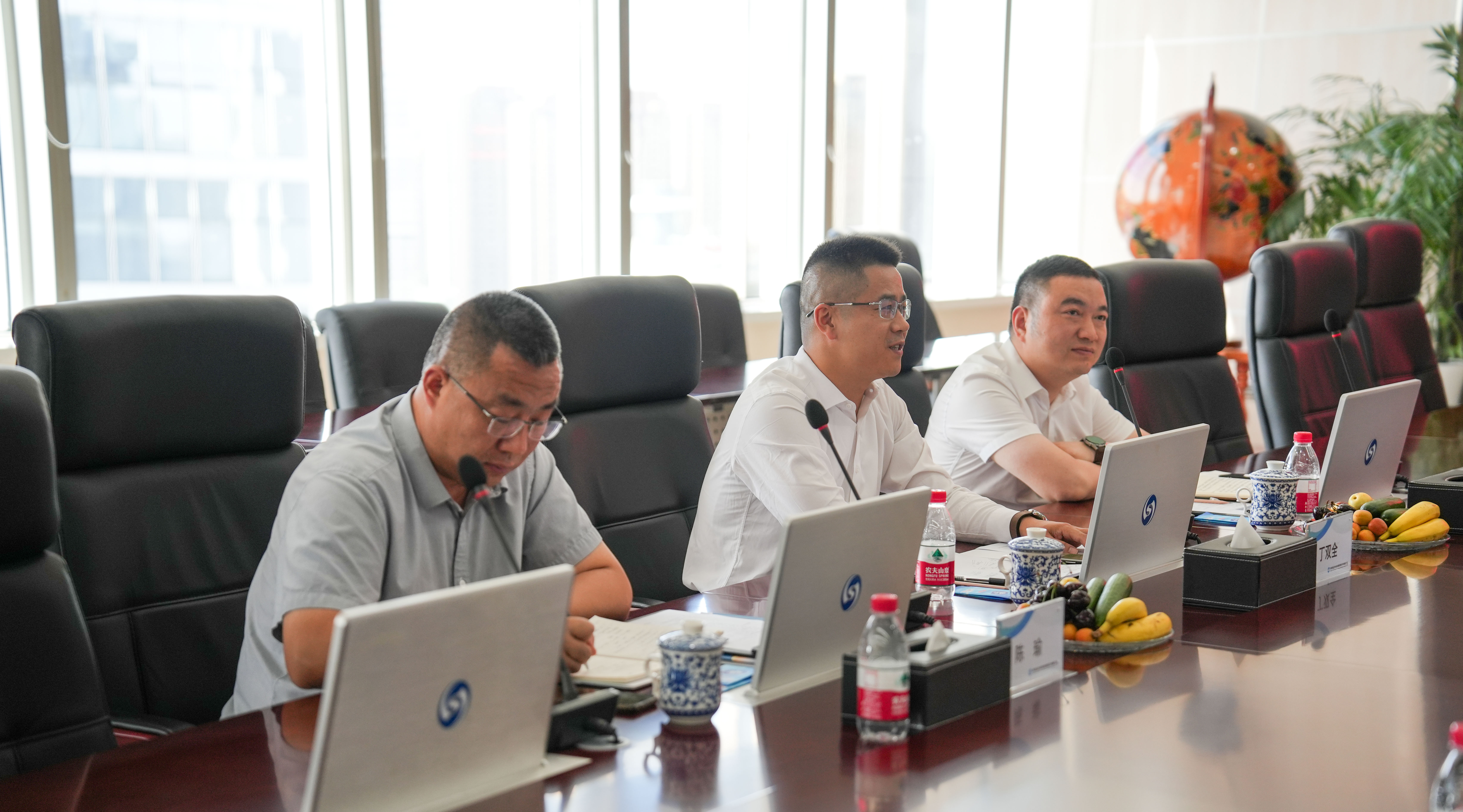 “金叶灿灿 一路向阳”——当阳市委常委、副市长丁双全一行莅临集团公司考察交流
